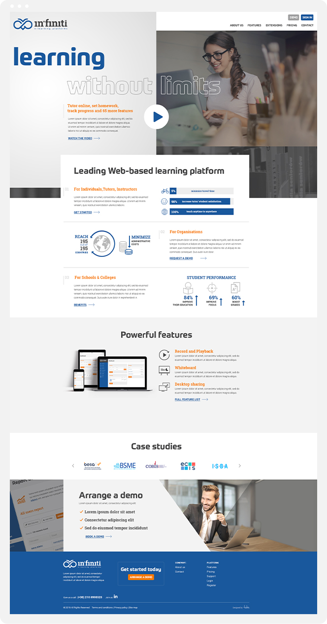 custom web design